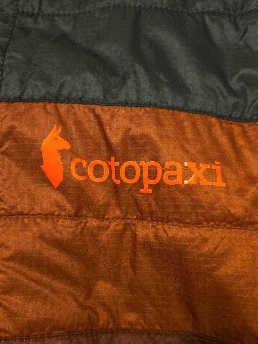cotopaxi SMALL Navy & Rust Orange Men’s Hybrid Puffer Jacket - Picture 4 of 5